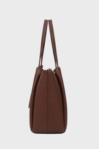 Brown Tassel Leather Tote Bag Women
