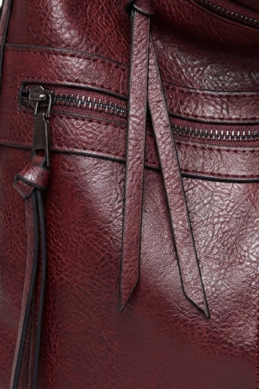 Leather Hobo Shoulder Bag With Coin Purse Women